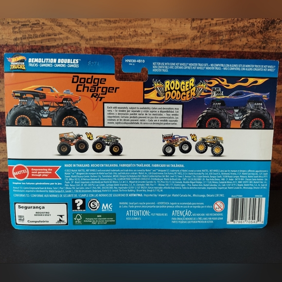 Hot Wheels Dodge Monster Trucks - Picture 3 of 3